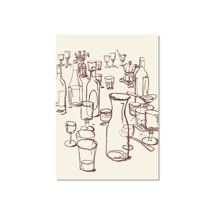 messy table - café